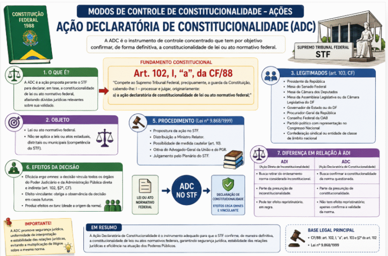 Aula 07 – Modos de Controle de Constitucionalidade – Ações – Ação Declaratória de Constitucionalidade